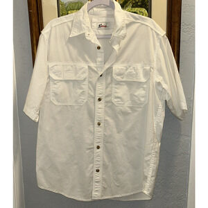 CLEARANCE  Shirt 100% Cotton Mens SZ XXL World wide Sportsman Vented Golf Breath